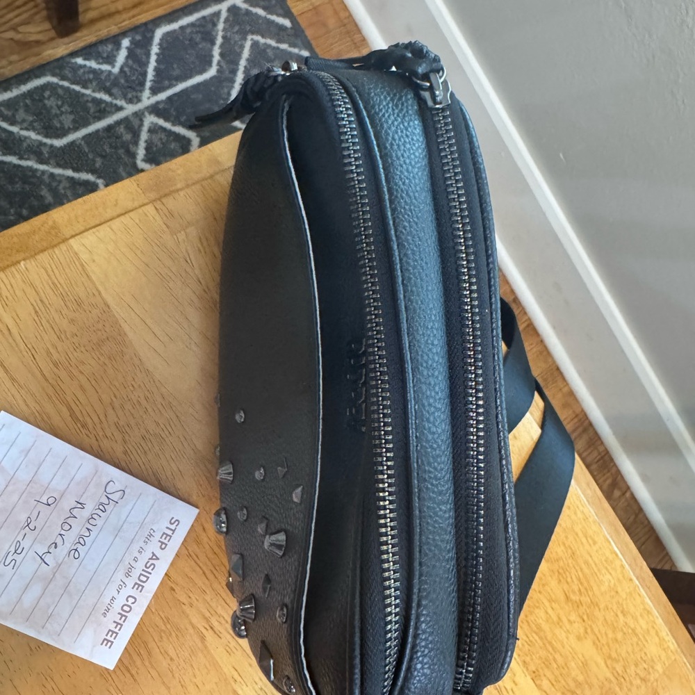 Black Studded Crossbody Bag - Picture 5 of 5
